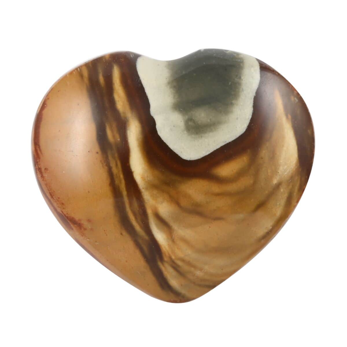 Polychrome Jasper Heart Bag 30-40mm -S (Approx. 170 ctw) image number 1