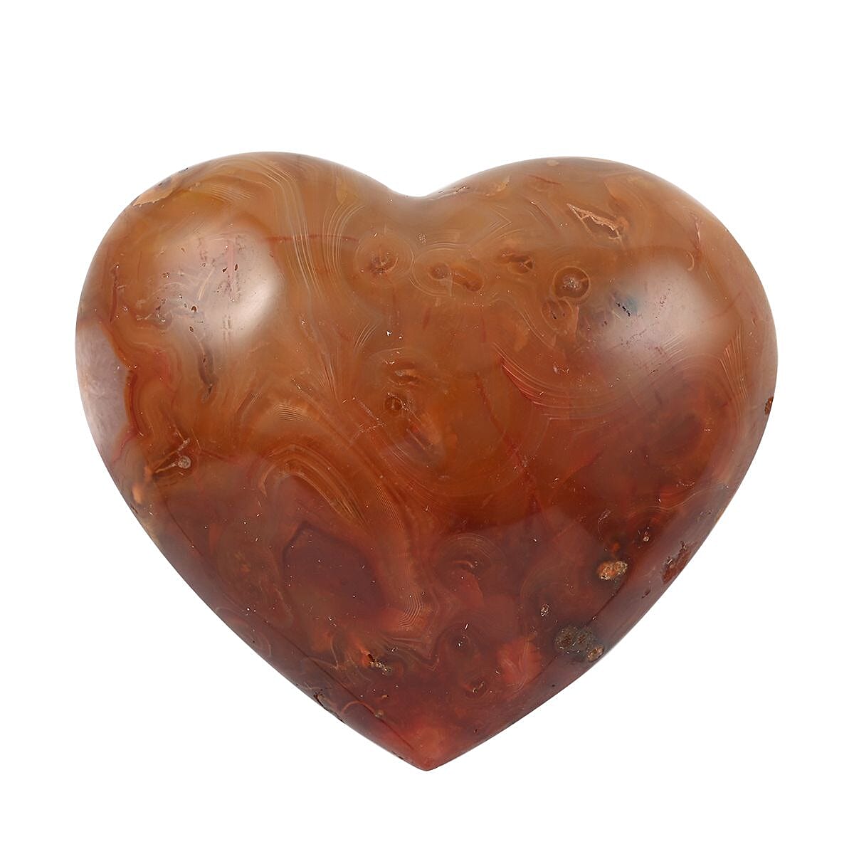 Carnelian Heart Bag 2-3 Inches -S (Approx. 800 ctw) image number 1