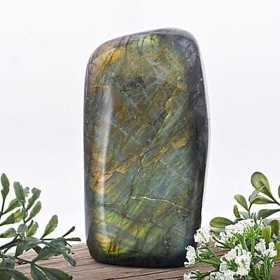 Handcrafted Natural Iridescent Labradorite Gemstone Free Form -M Approx. 7800ctw