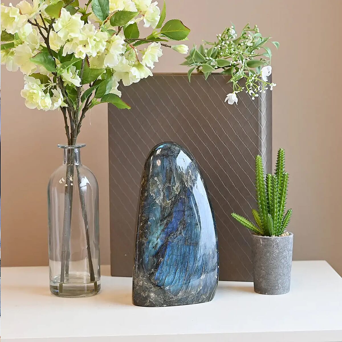 Labradorite Free Form -M, Home Decor Piece, Gemstone Home Decor, Labradorite Gemstone Decor Approx.21500 ctw image number 3