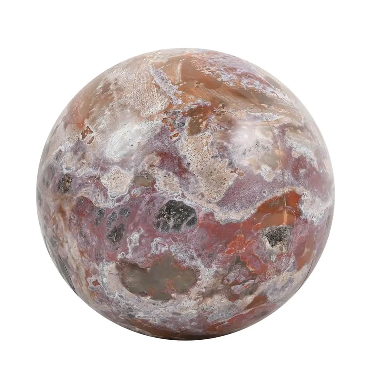 Petrified Wood Sphere 4- 5 Inches -L (Approx. 11945 ctw) image number 0