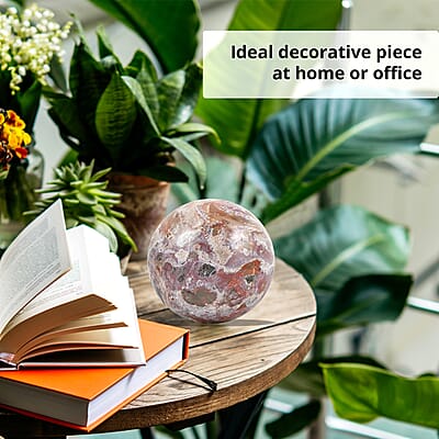 Petrified Wood Sphere 4- 5 Inches -L (Approx. 11945 ctw)