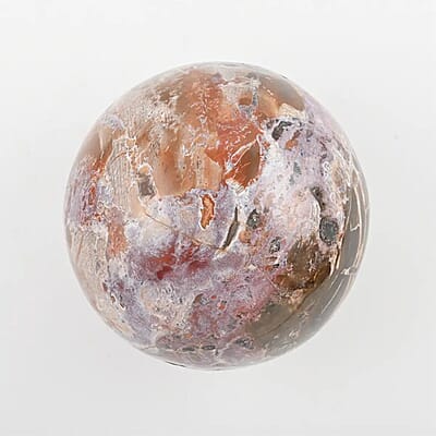 Petrified Wood Sphere 4- 5 Inches -L (Approx. 11945 ctw)