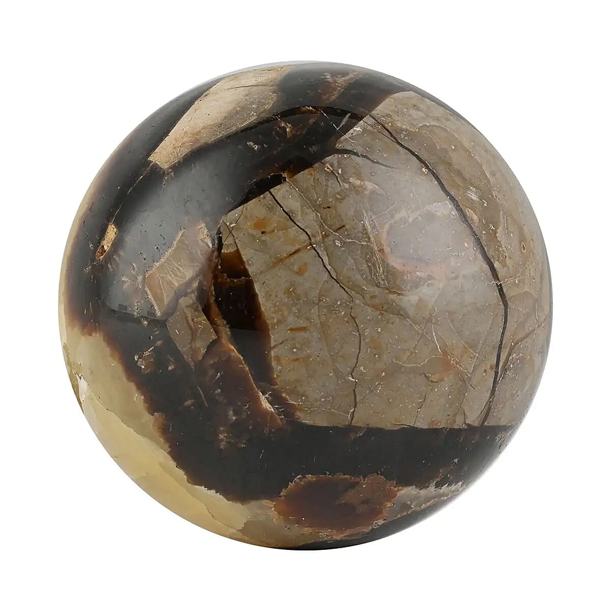 Septarian Sphere 2-3 Inches -M (Approx. 1750 ctw) image number 0