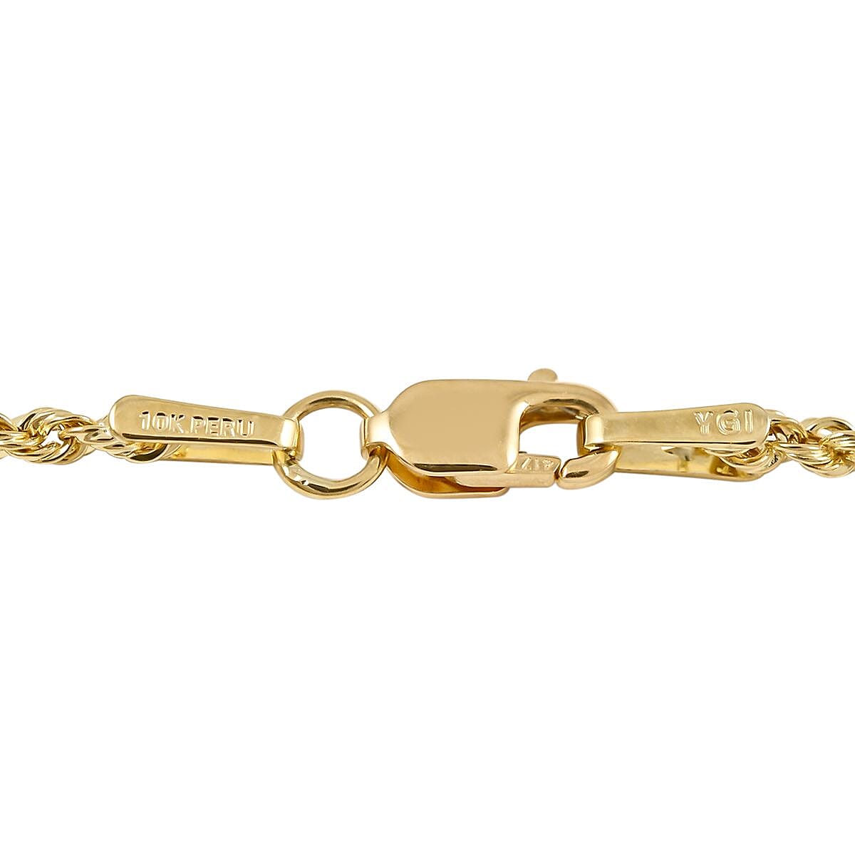 10K Yellow Gold 5.5mm Rope and Paperclip Chain Bracelet (7.25 In) 1.7 Grams image number 3