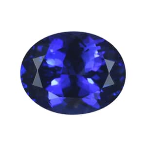 Certified and Appraised AAAA Tanzanite (Ovl 10x8 mm) 2.50 ctw