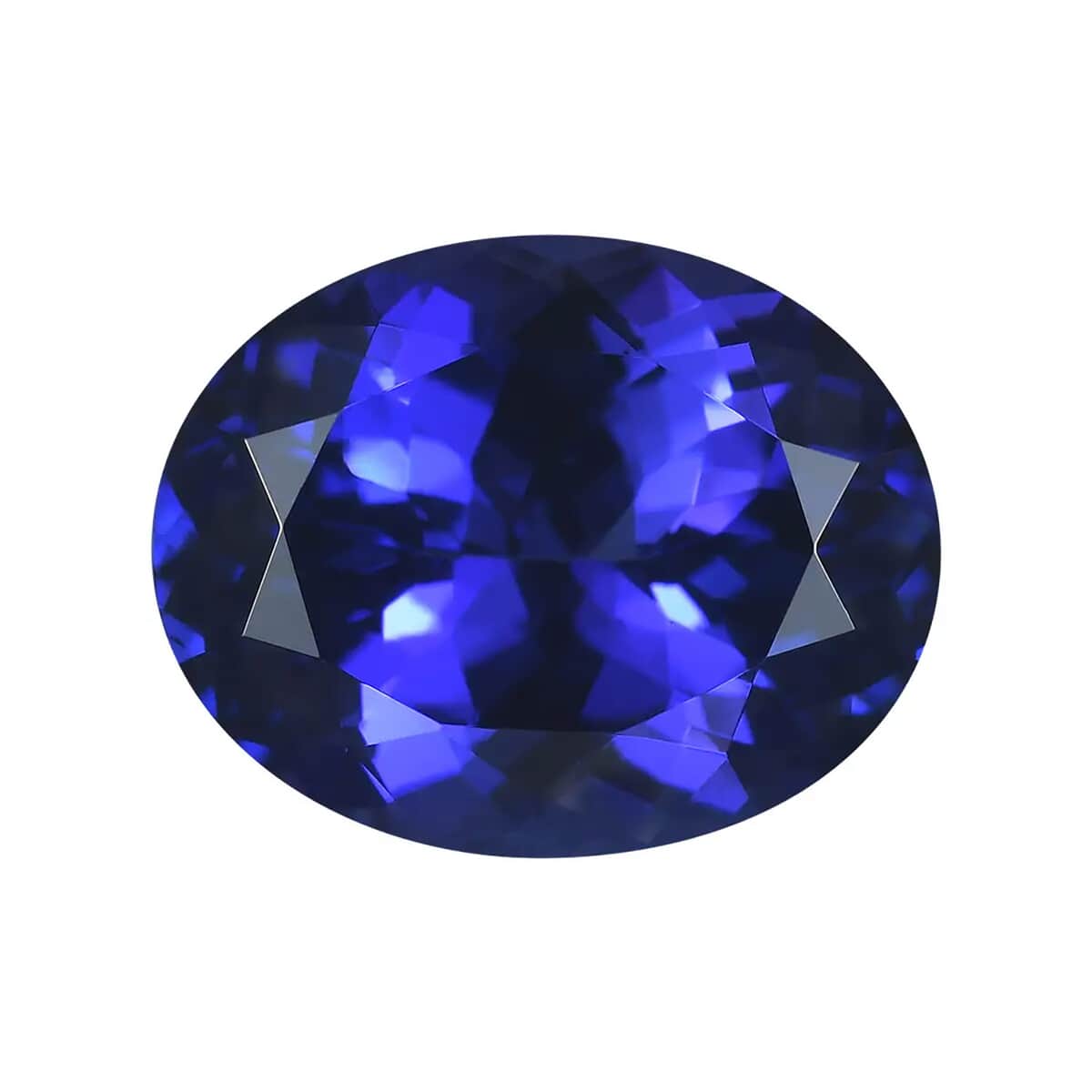 Certified & Appraised AAAA Tanzanite (Ovl 11x9 mm) 3.70 ctw image number 0