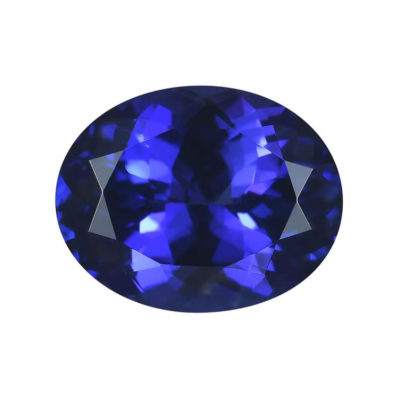 Certified and Appraised AAAA Tanzanite (Ovl 12x10 mm) 5.00 ctw