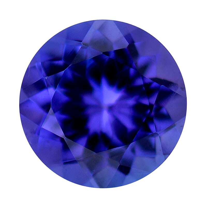 AAAA Tanzanite (Rnd 6.5 mm) 1.00 ctw, Loose Gem, Gemstone, Birthstones, Jewel Stone, Gemstone Jewelry
