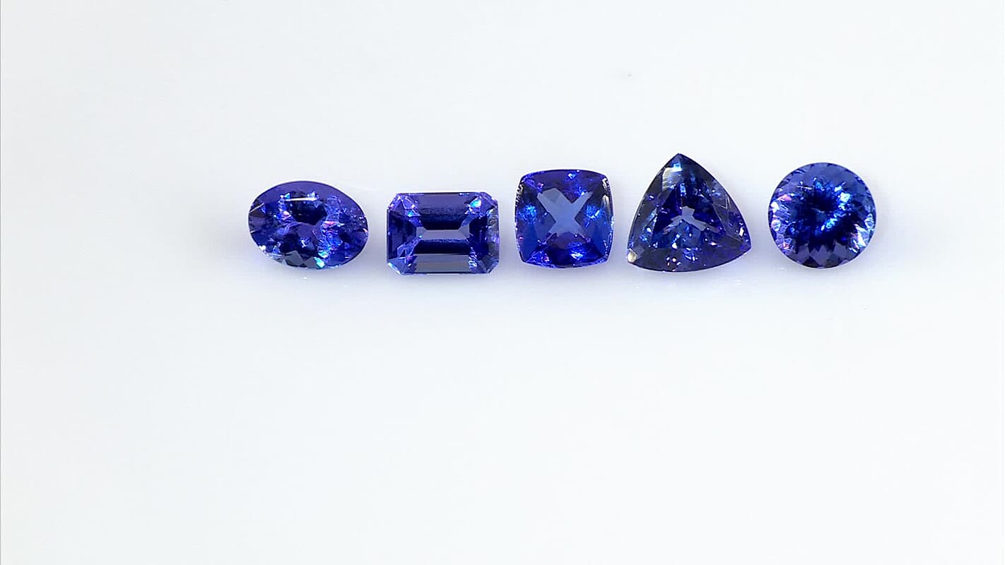 AAAA Tanzanite (Rnd 6.5 mm) 1.00 ctw, Loose Gem, Gemstone, Birthstones, Jewel Stone, Gemstone Jewelry