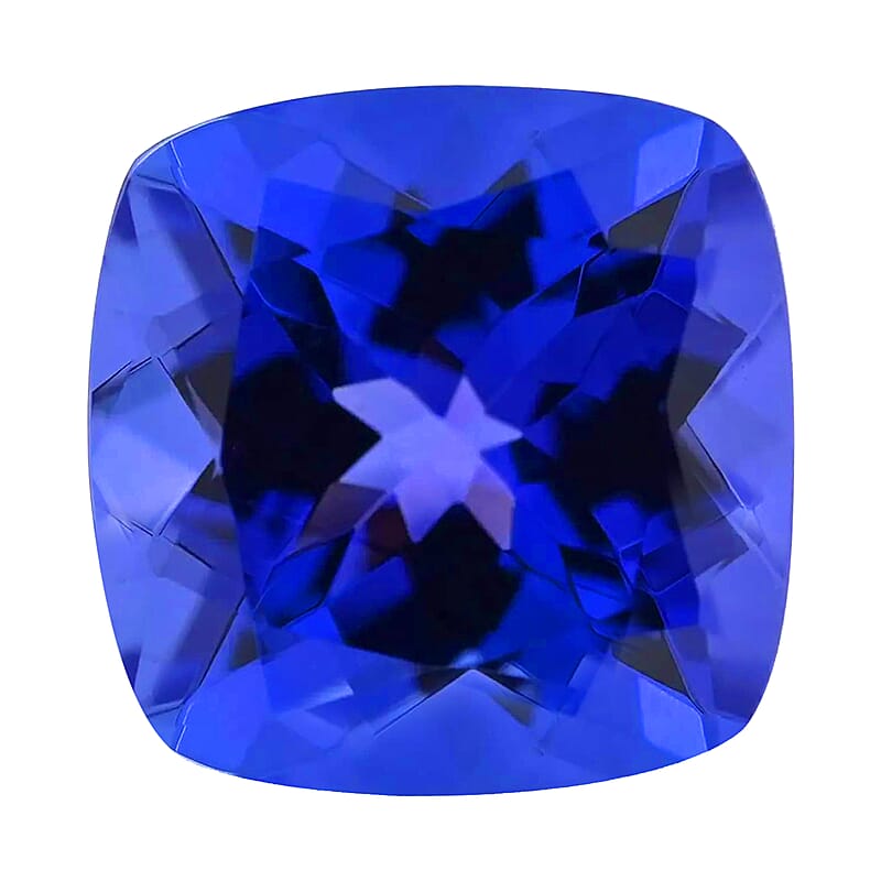 AAAA Tanzanite (Cush 6x6 mm) 1.00 ctw
