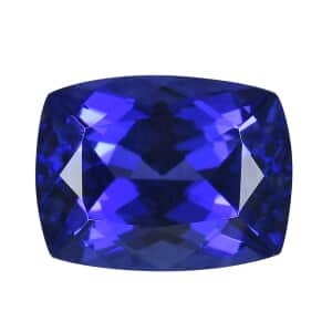 Certified and Appraised AAAA Tanzanite (Cush 7x7 mm) 1.35 ctw