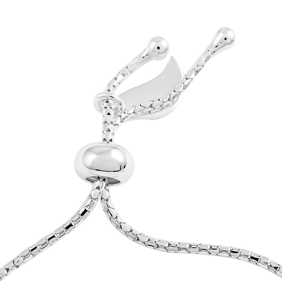 Baltic Cognac Colored Amber Bolo Bracelet in Sterling Silver image number 3