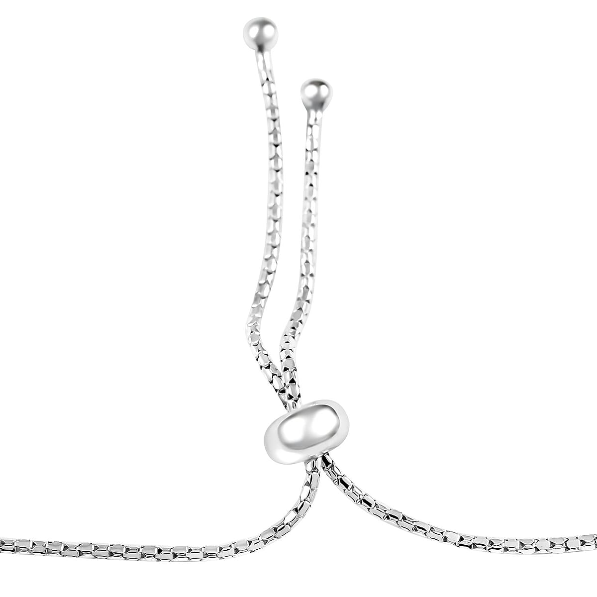 Yellow Amber Bolo Necklace (Adjustable) in Sterling Silver image number 4