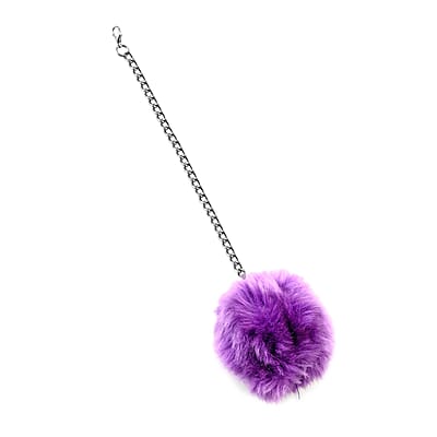 Flipo- Purple Fur Ball Buzzer , Best Personal Safety Alarm for Women , Personal Security Alarm Device , Self Defence Alarm