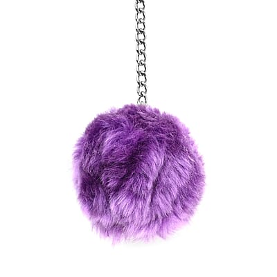 Flipo- Purple Fur Ball Buzzer , Best Personal Safety Alarm for Women , Personal Security Alarm Device , Self Defence Alarm