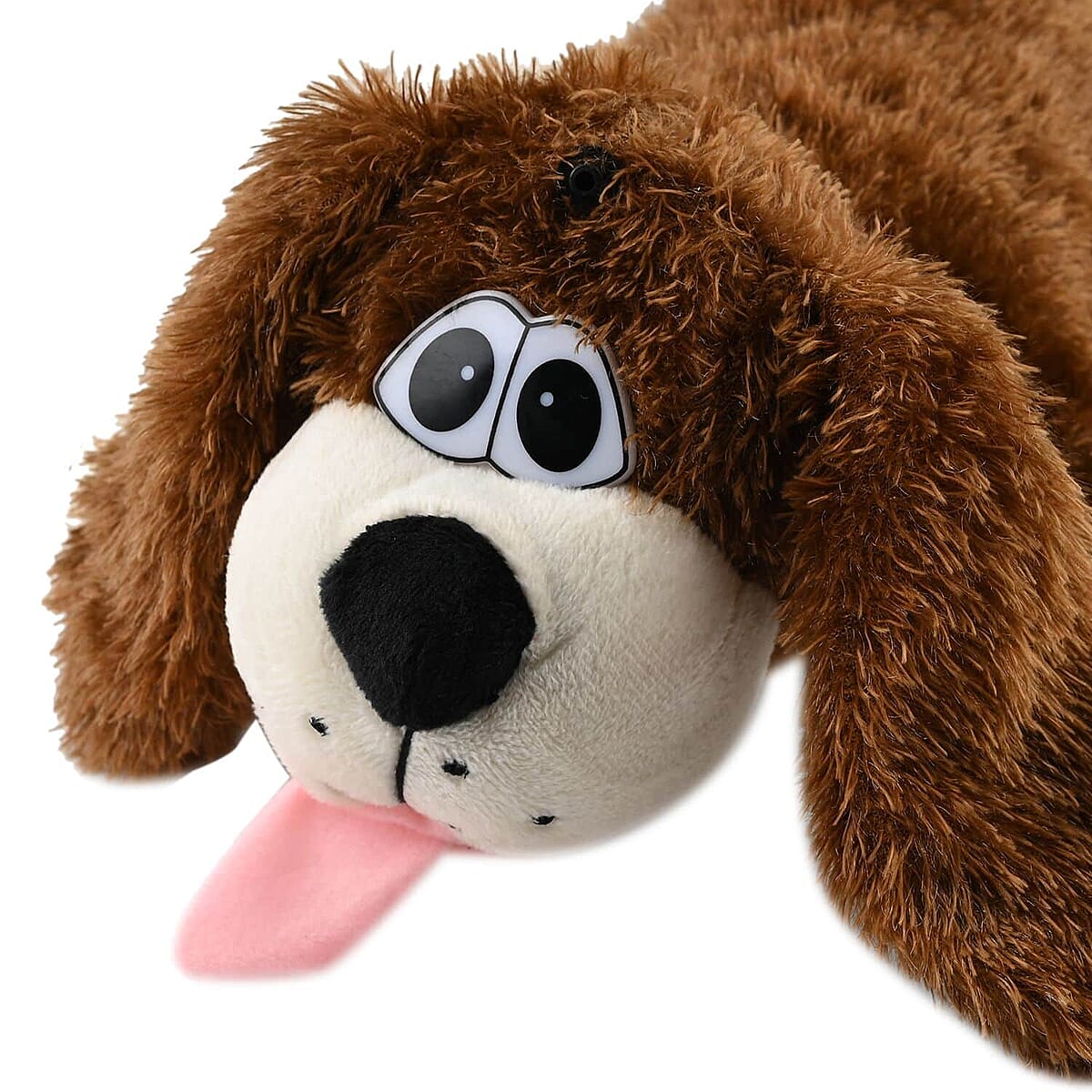 Flipo- Crazy Critters Laughing Rolling Pets Brown Dog, Soft Toy, Rollish Plush Toy, Small Toys for Kids image number 5