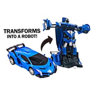 Flipo- Automotion - Shape-Shifting Robot R/C Car Blue , Remote Control Car Toy , RC Cars , Remote Car