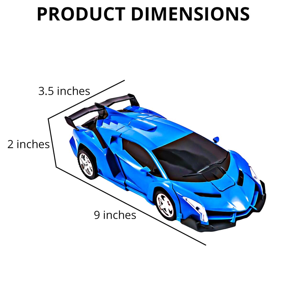Flipo- Automotion - Shape-Shifting Robot R/C Car Blue image number 3