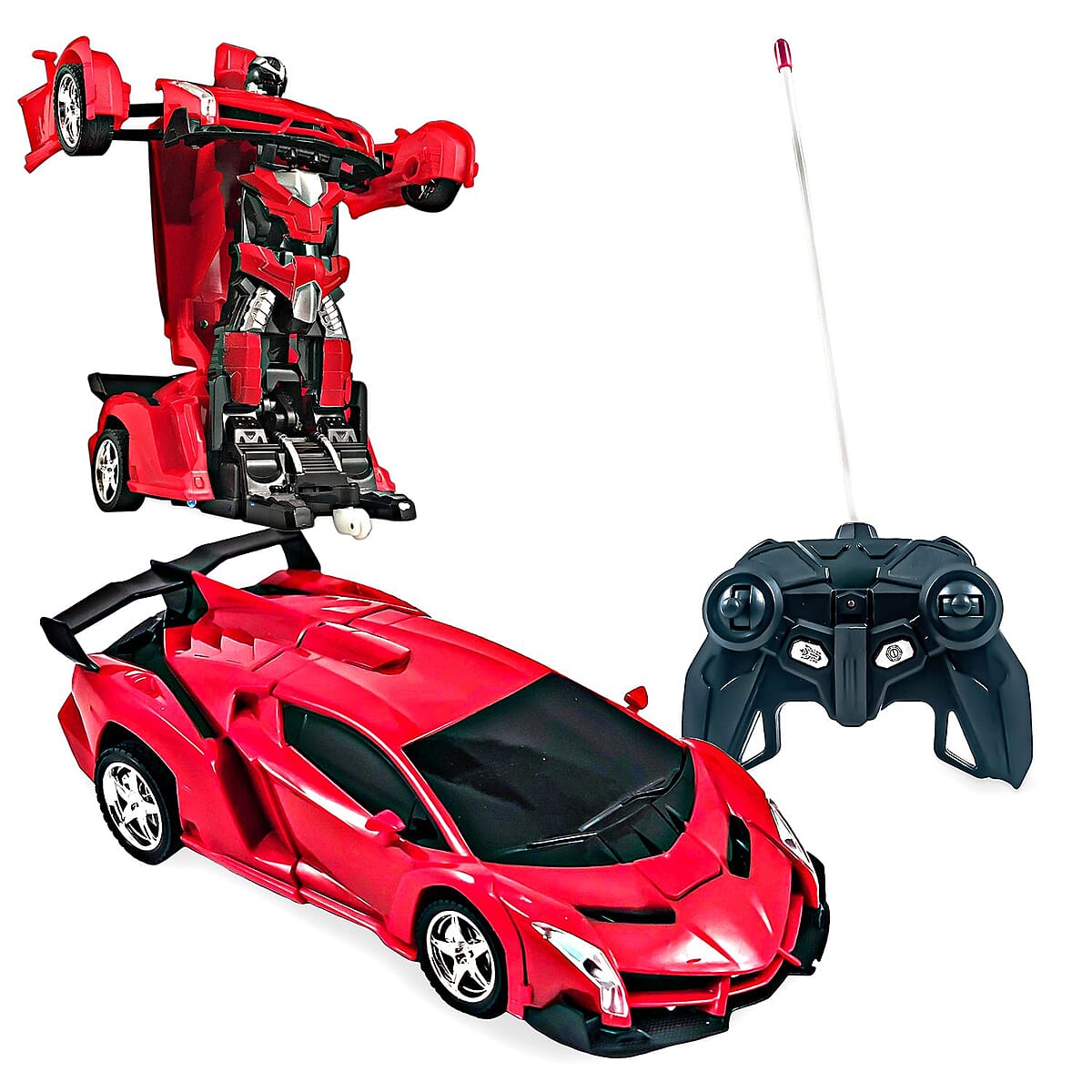 Flipo- Automotion - Shape-Shifting Robot R/C Car Red , Remote Control Car Toy , RC Cars , Remote Car image number 4