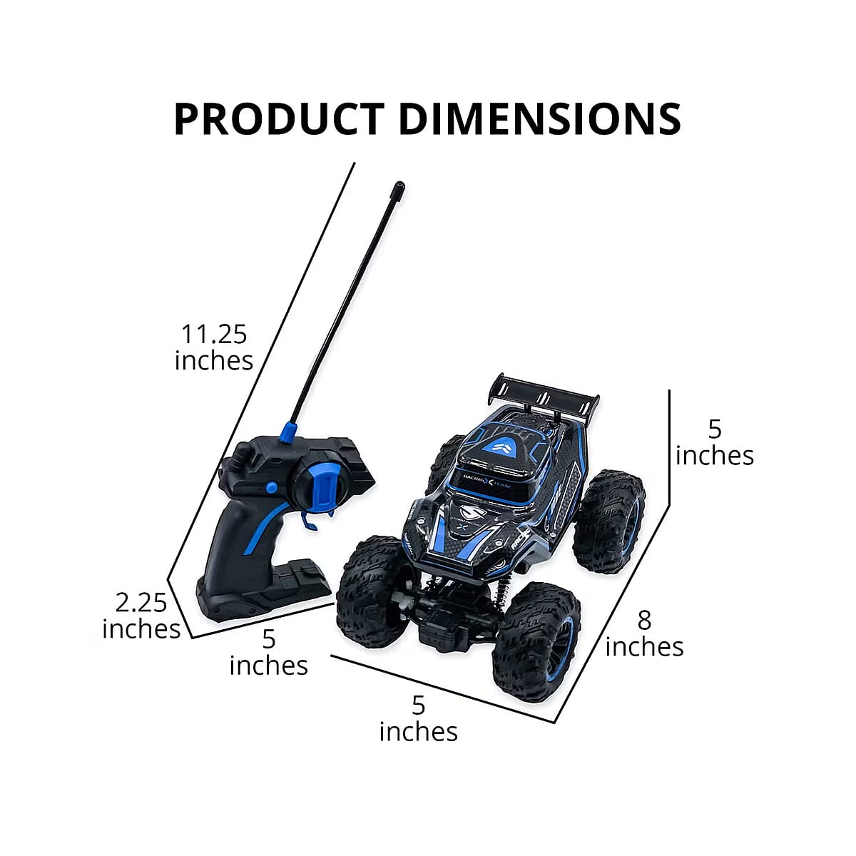Flipo- Timber Rover , Off-Road RC Monster Truck , Remote Control Monster Truck Toy , RC Toy image number 6
