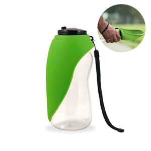 Flipo Fold-A-Bowl Portable Pet Water Bottle & Bowl , Portable Dog Cat Water Bottle , Travel Water Bottle for Pets