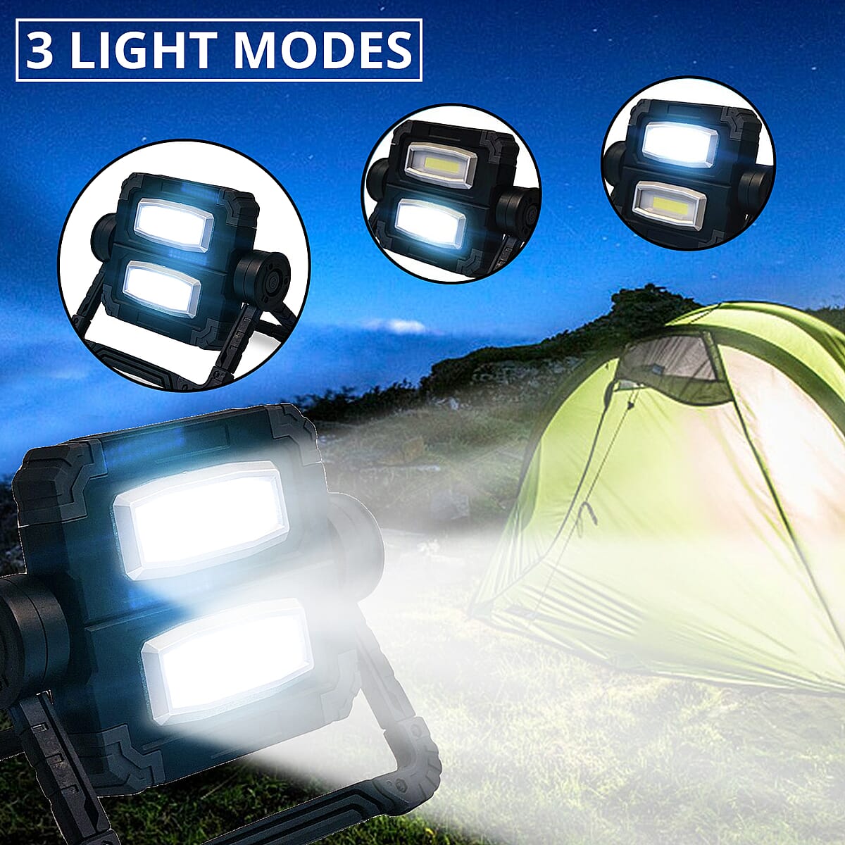 Flipo- Gemini Dual Work Light , Rechargeable LED Work Light , Portable Work Light , Work Lamp image number 1