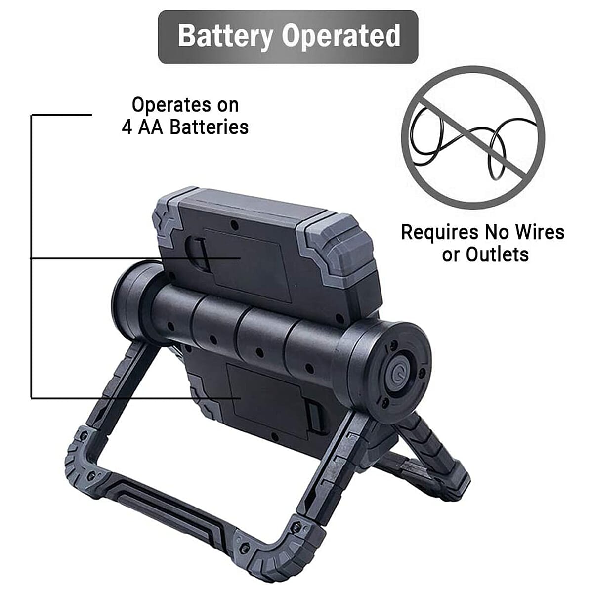 Flipo- Gemini Dual Work Light , Rechargeable LED Work Light , Portable Work Light , Work Lamp image number 6