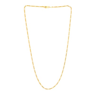 14K Yellow Gold 2mm Figaro Chain Necklace 24 Inches 1.6 Grams