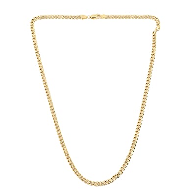 14K Yellow Gold 2mm Cuban Chain Necklace 22 Inches