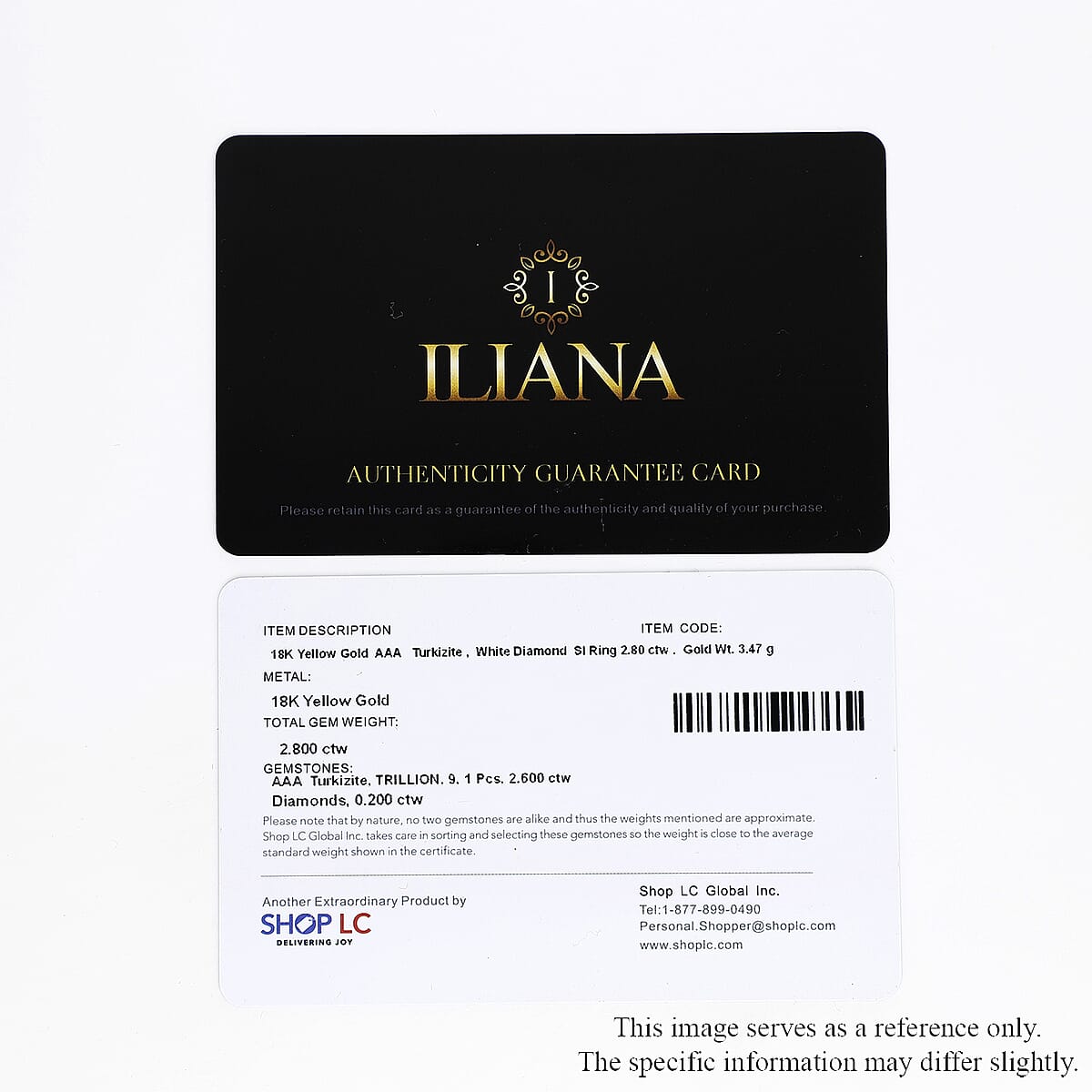 Certified & Appraised Iliana 18K Yellow Gold AAA Turkizite and G-H SI Diamond Ring (Size 9.0) 3.50 Grams 2.80 ctw image number 7