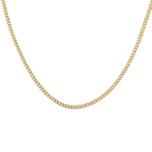 14K Yellow Gold Cuban Chain Necklace, Gold Necklace, Gold Gifts, 20 Inch Chain Necklace 2mm 1.80 Grams