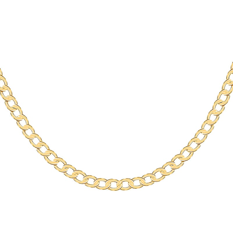 10K Yellow Gold 2mm Cuban Chain Necklace 22 Inches 1.7 Grams