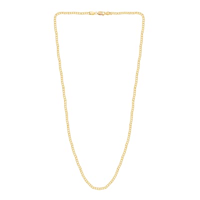 10K Yellow Gold 2mm Cuban Chain Necklace 22 Inches 1.7 Grams