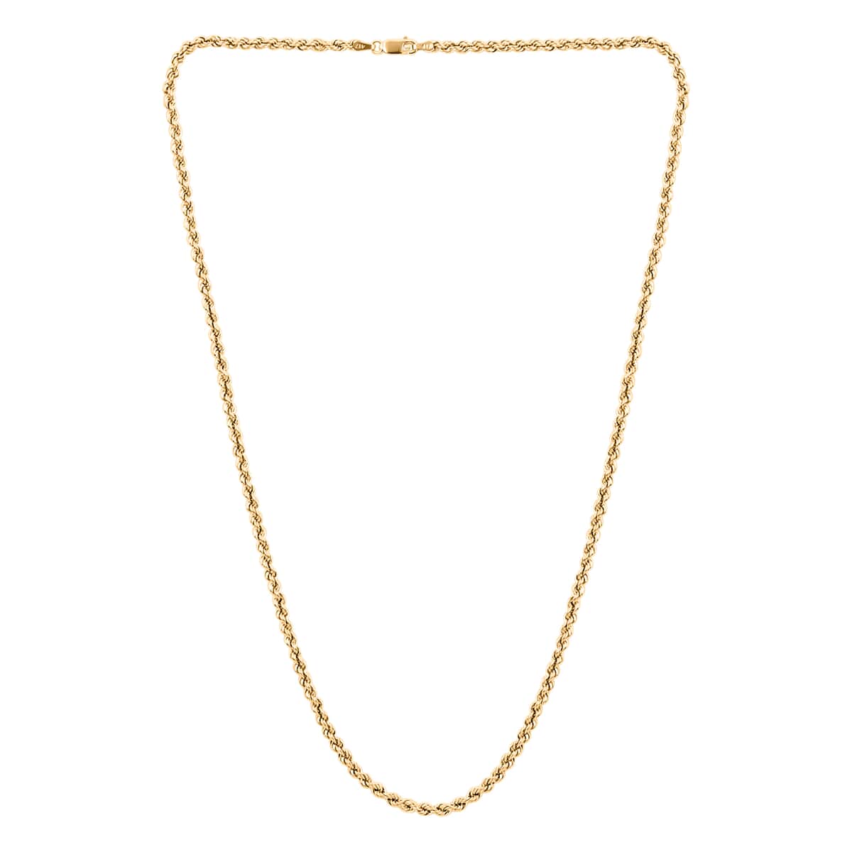 14K Yellow Gold 1.5mm Rope Chain (18 Inches) (1.50 g) image number 3