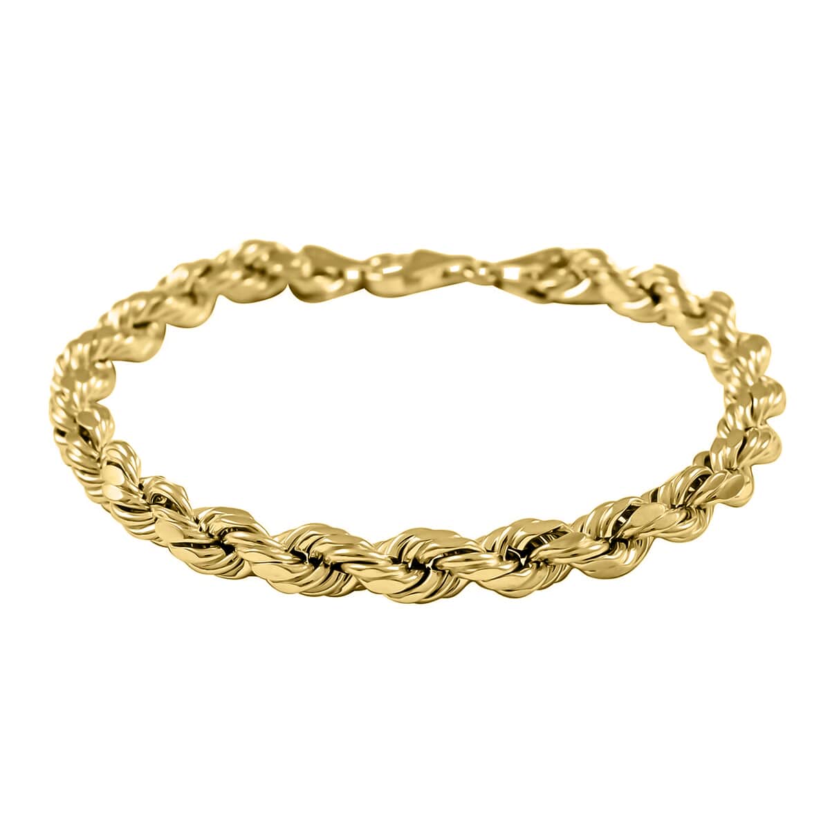 10K Yellow Gold 4.5mm Quint Rope Bracelet (8.50 In) (3.15 g) image number 0