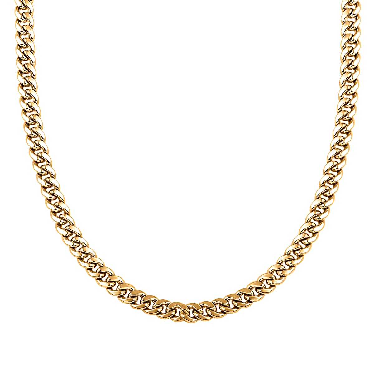 14K Yellow Gold Miami Cuban Chain Necklace 18 Inches 18.70 Grams image number 3