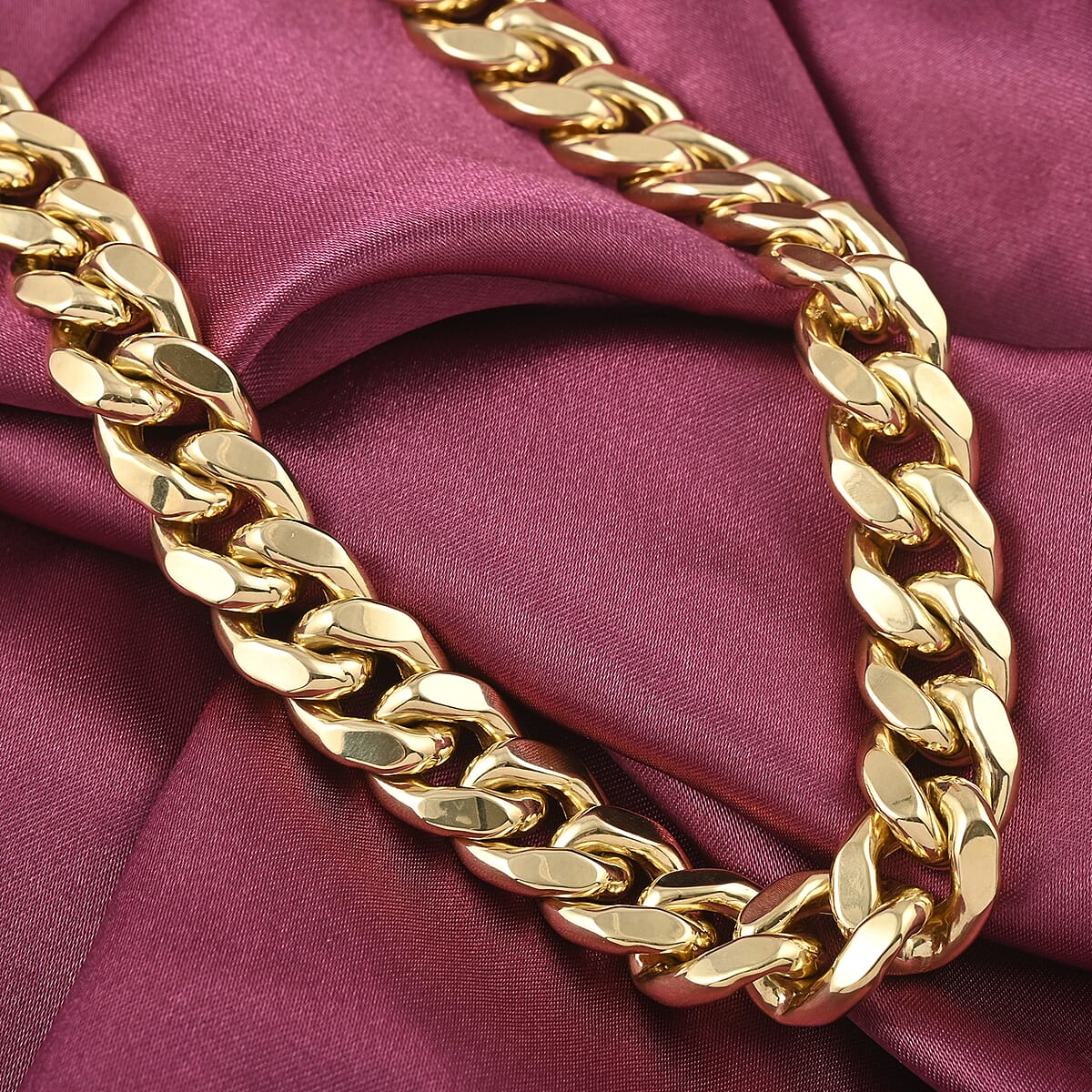 10K Yellow Gold Cuban Chain Necklace 20 Inches 76.70 Grams image number 1