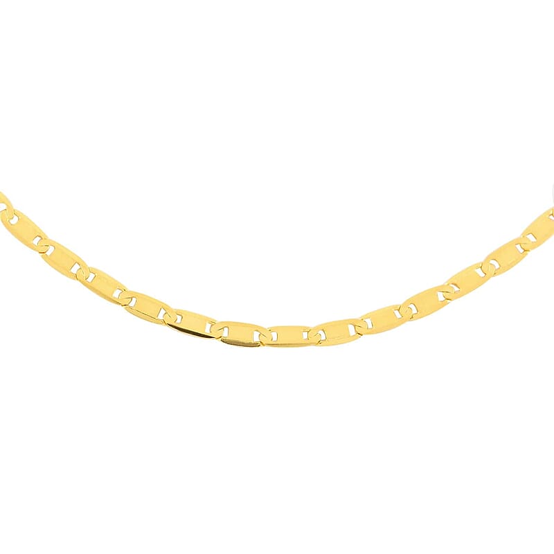 Ankur Treasure Chest 18K Yellow Gold Anchor Chain Necklace 18 Inches 1.80 Grams