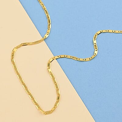 Ankur Treasure Chest 18K Yellow Gold Anchor Chain Necklace 18 Inches 1.80 Grams