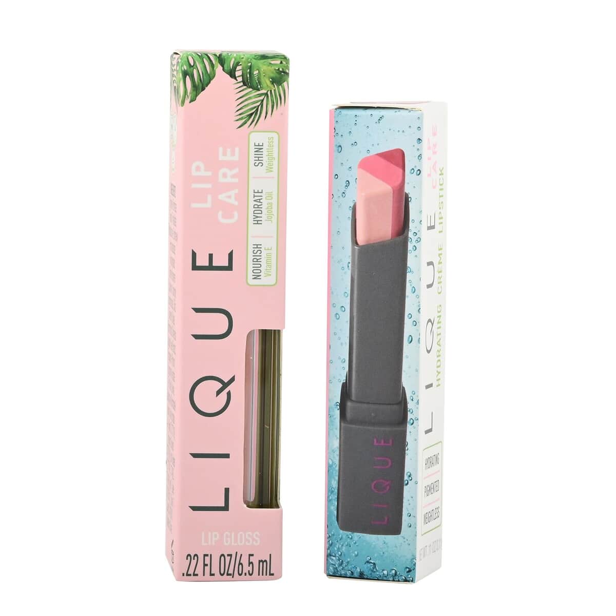 Closeout Lique Set of 4 Lip 2 Lipsticks & 2 Lip Gloss image number 1