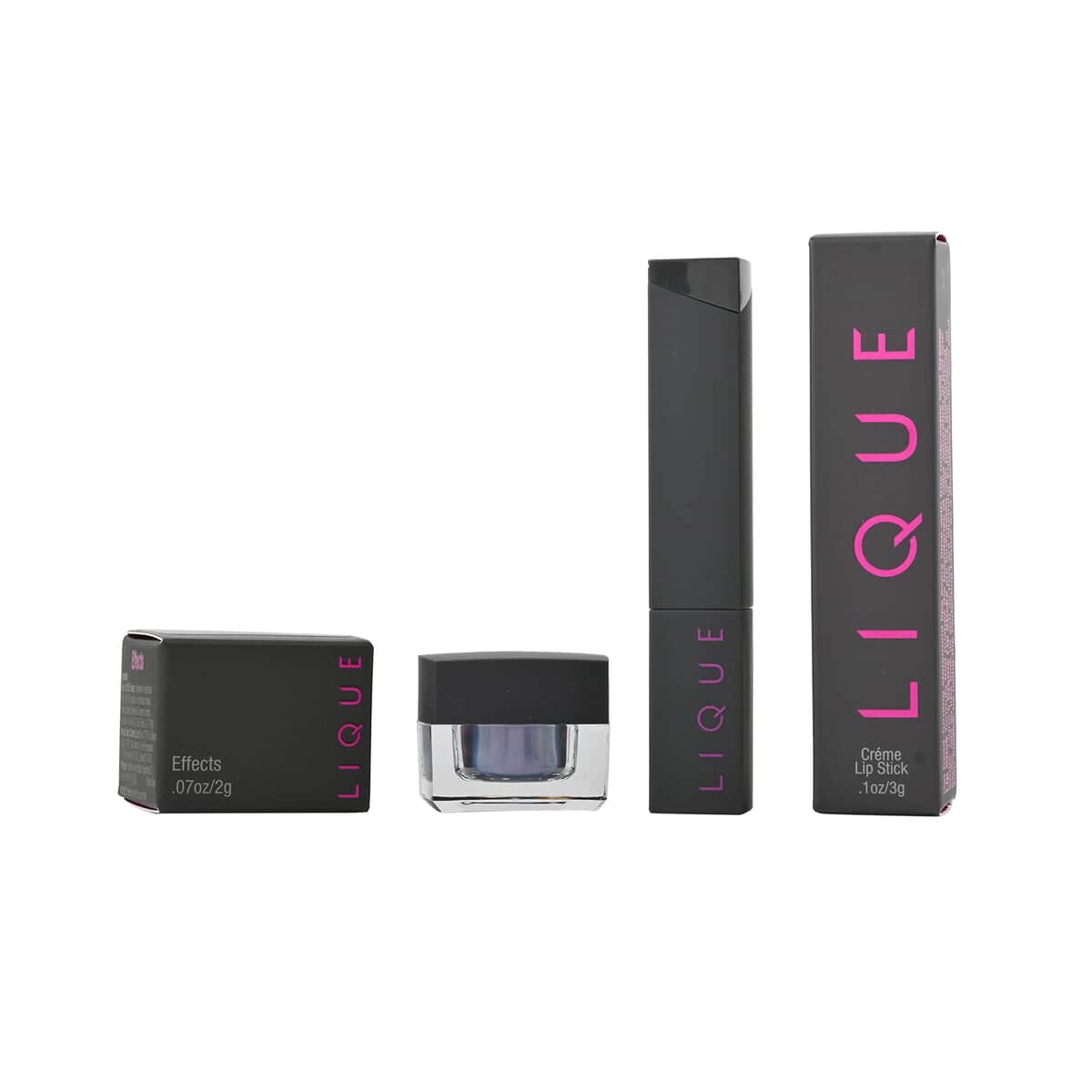 Closeout Lique Set of 2 (One Lipstick & One Effect Powder) with Free Set of 2 (One Lipstick & One Effect Powder) image number 0