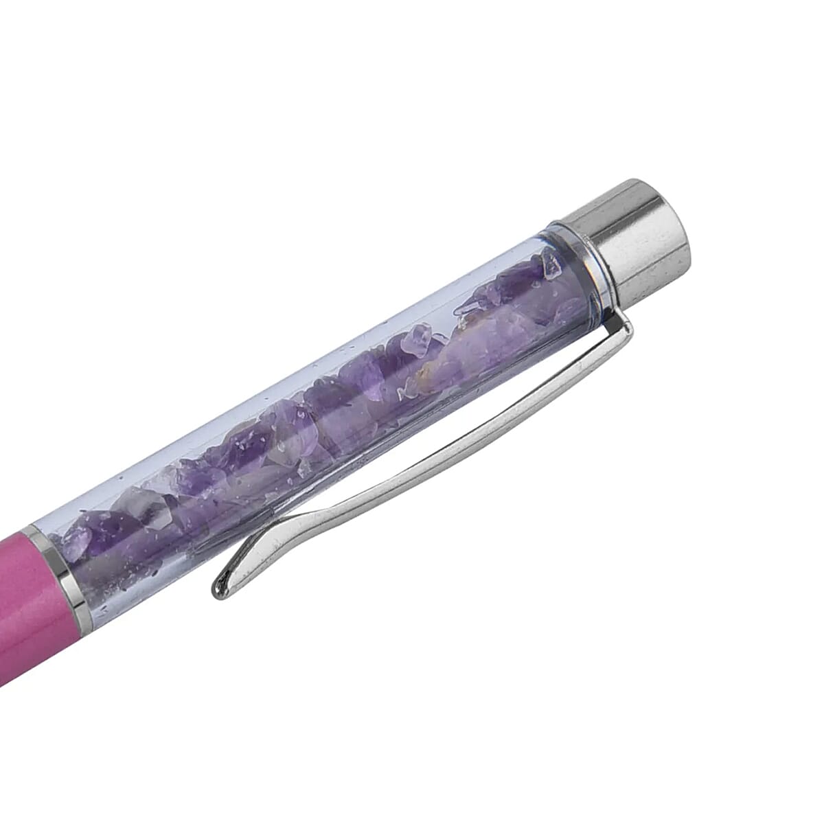 Set of 2 Amethyst Pen and 4 Replacement Ink with Gift Box image number 5