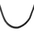 Curb Necklace 24 Inches in ION Plated Black and Stainless Steel 72.40 Grams image number 0