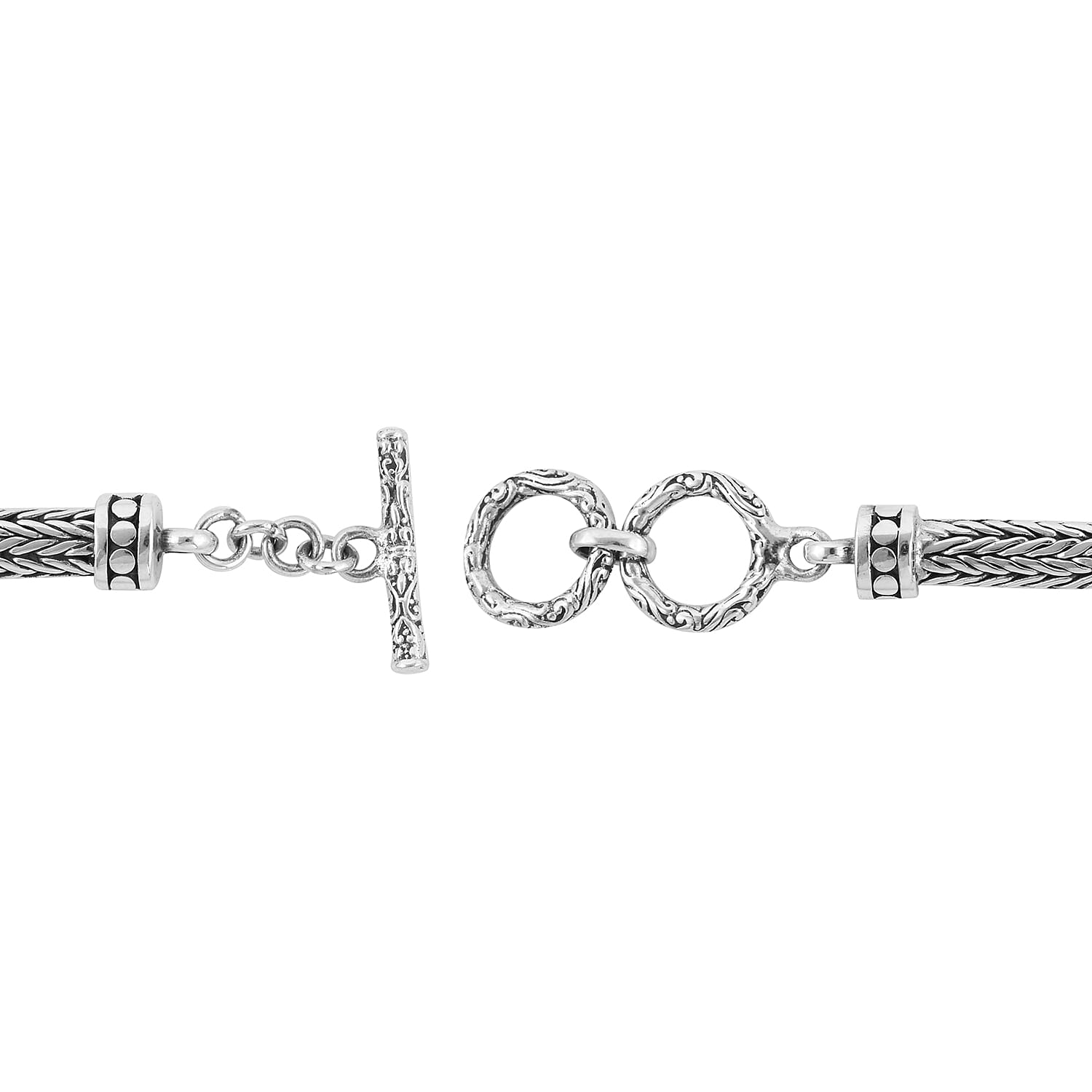 Bali Legacy Eon 1962 Swiss Movement Water Resistant Bracelet Watch with MOP Dial in Sterling Silver (7.50 In)