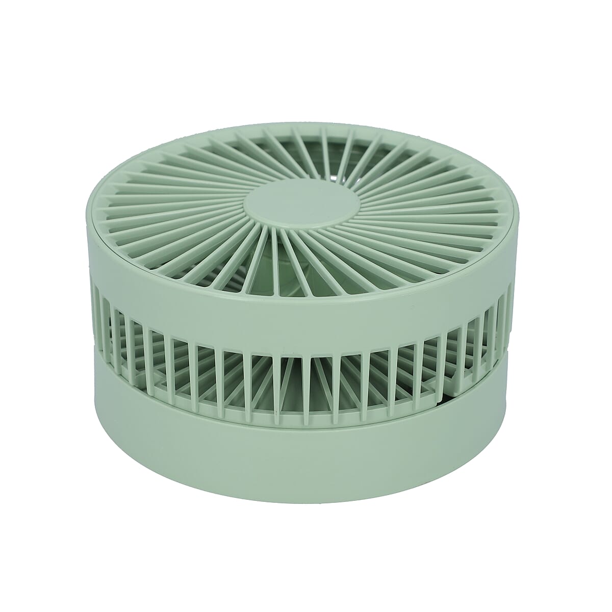 Homesmart Foldable USB Desk Fan with Adjustable 3 Wind Speeds - Green (1200 mAh, 2W) image number 5