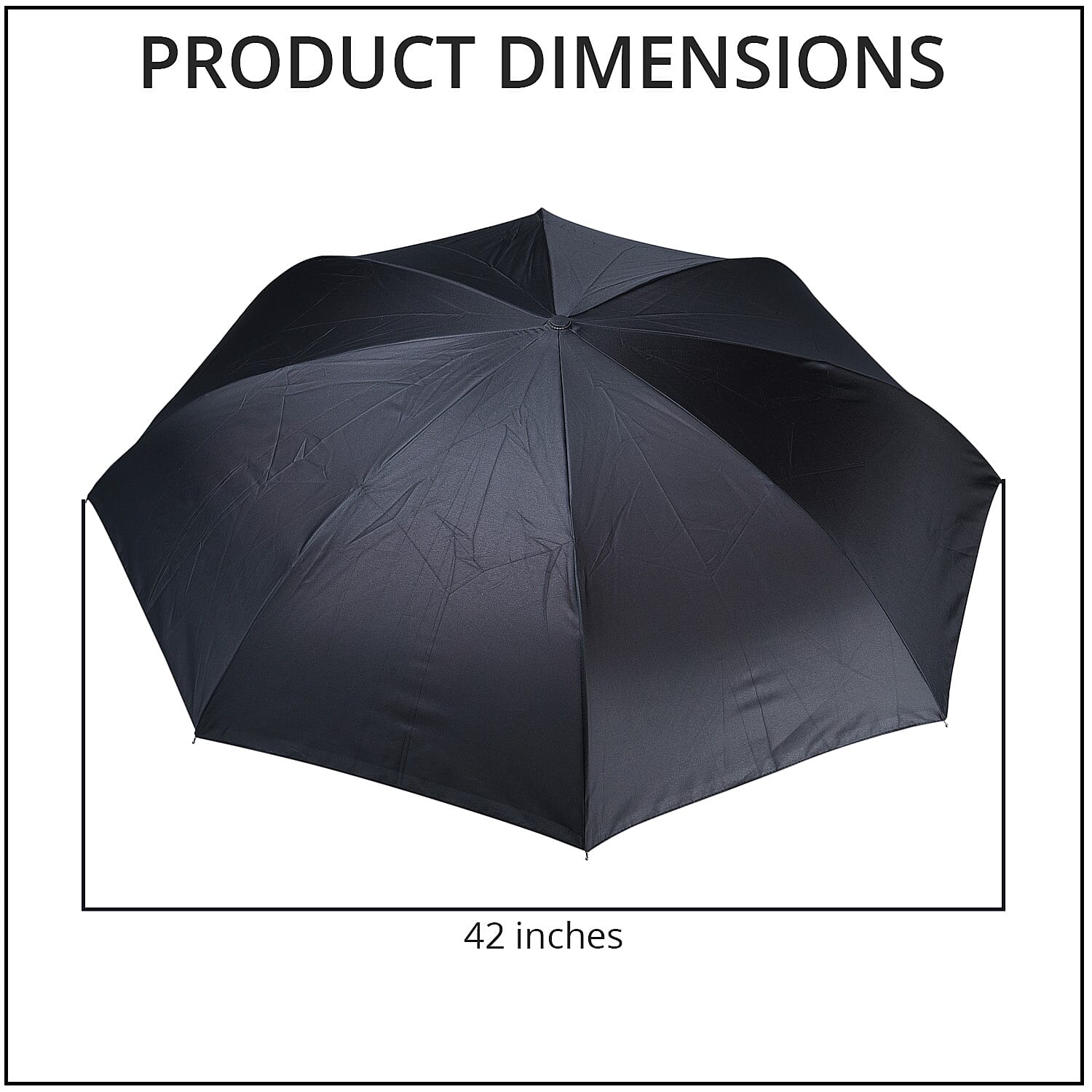 Homesmart Purple and White Floral Pattern Double Layer Canopy Inverted Umbrella - 42 Inches Diameter