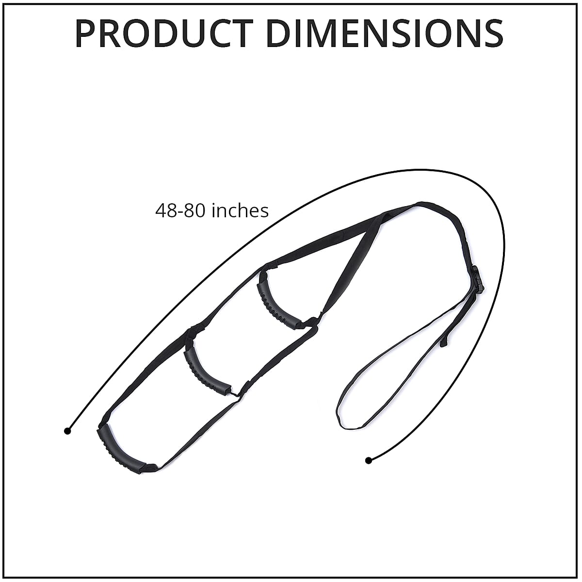 Black Bed Hand Assistance Portable Ladder for Sitting up with 3 Nonslip Handles for Elderly, Injury Recovering Patients and Pregnant Women image number 3