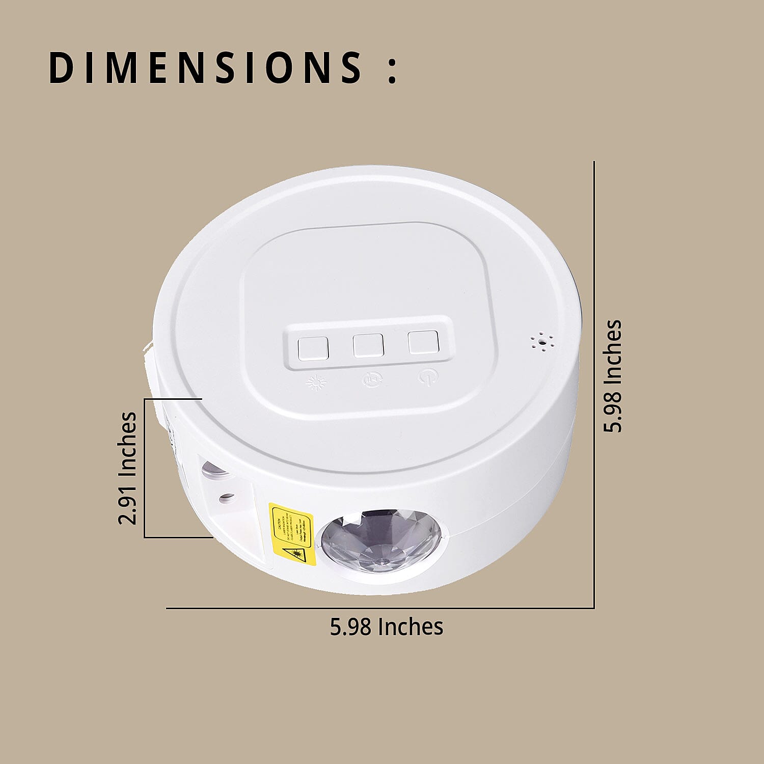 LED Laser Star Projector (2000mAh)