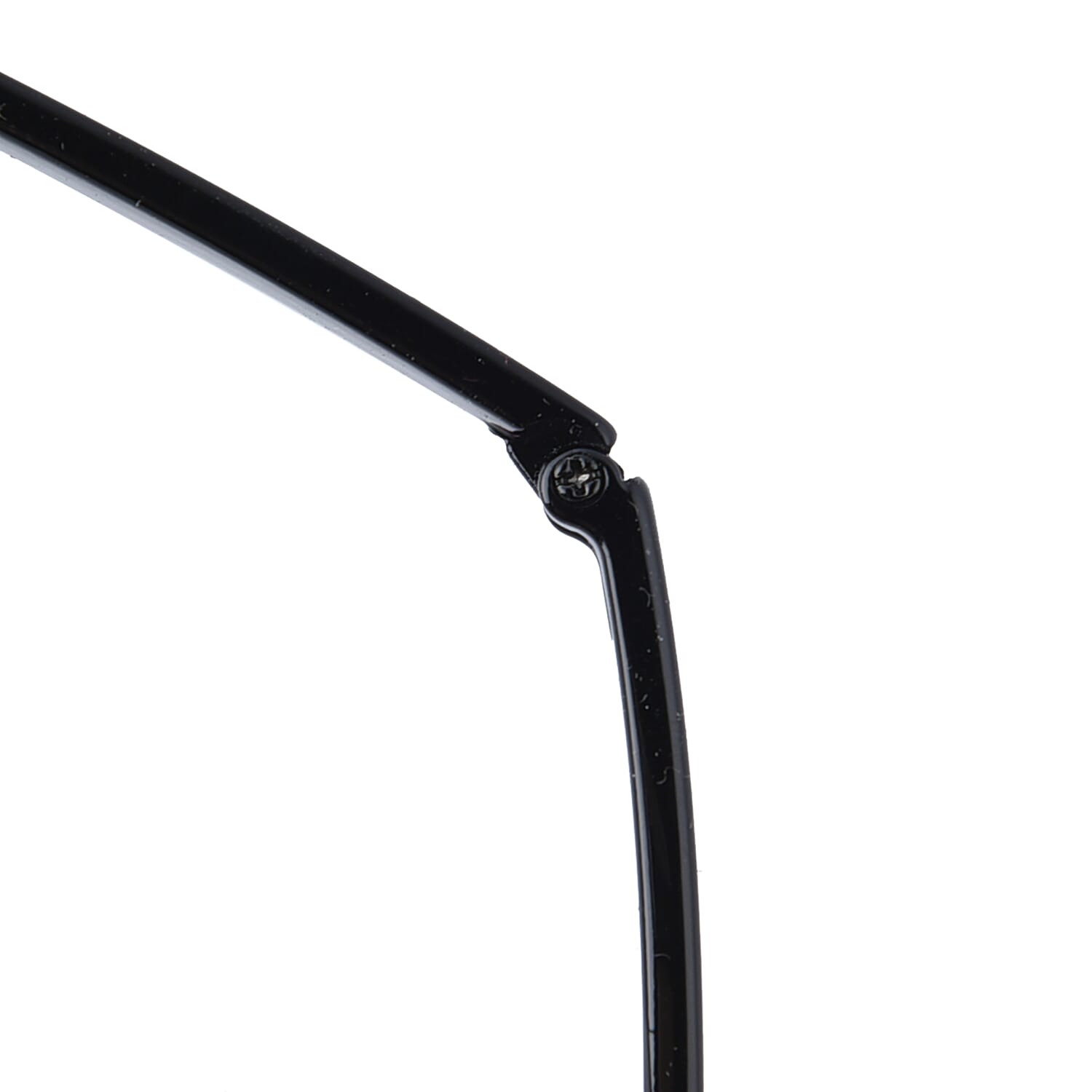 Foldable Anti-Blue Light Glasses with Testing kit - Black & Faux Leather